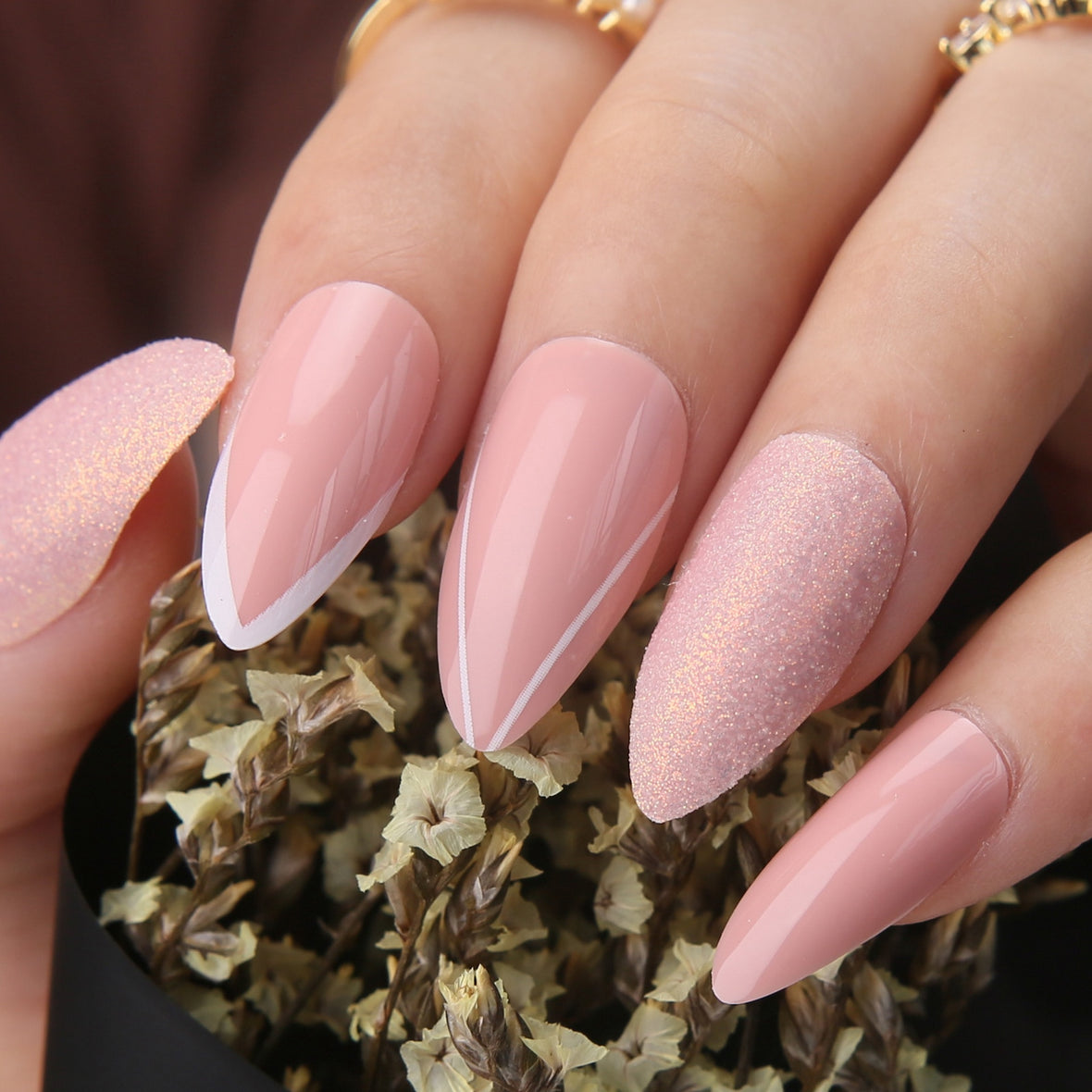 Faux Ongles Rose Pêche | OnglesOnline