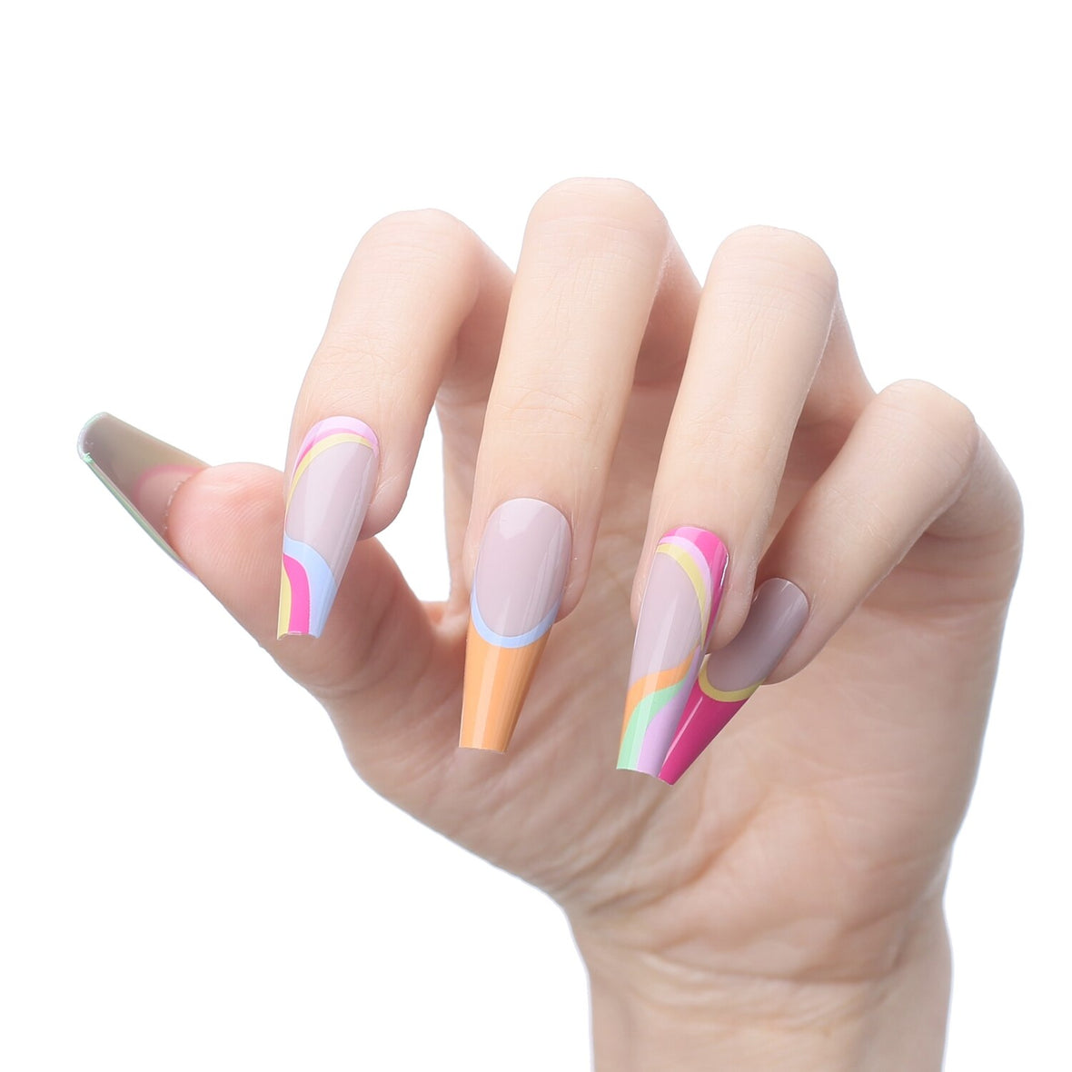 Faux Ongles Multicolore | OnglesOnline