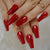 Faux Ongles Gel Rouge | OnglesOnline