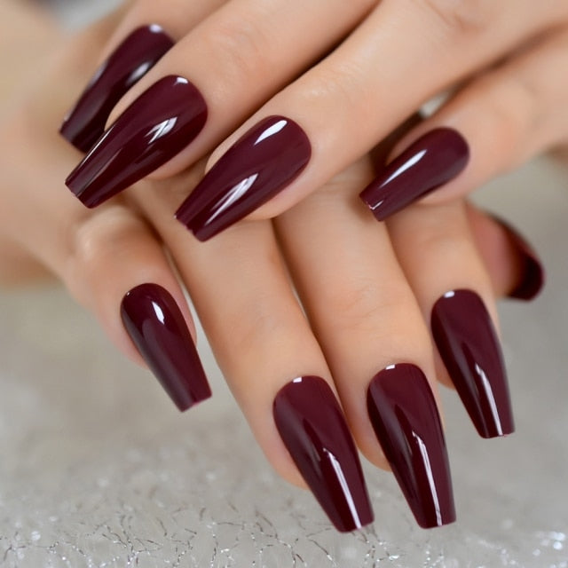 Faux Ongles Bordeaux | OnglesOnline