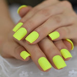 Faux Ongles Jaune Fluo | OnglesOnline