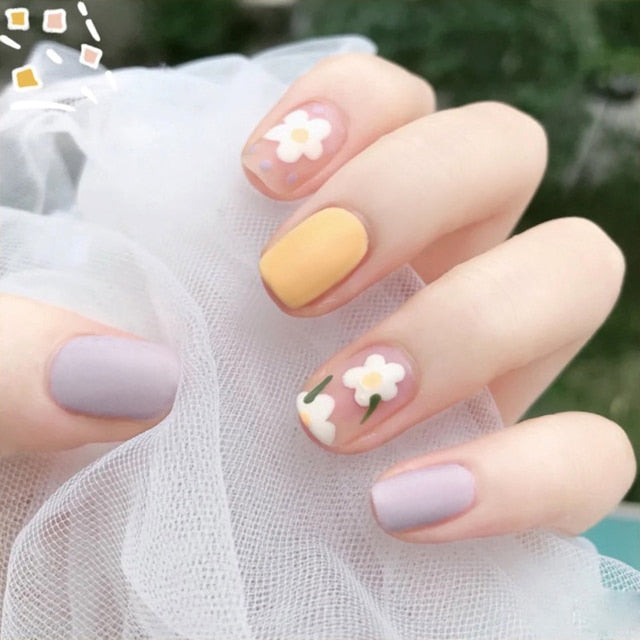 Faux Ongles Fleurs | OnglesOnline