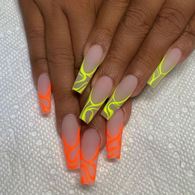 Faux Ongles Couleur Fluo | OnglesOnline