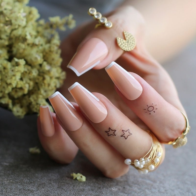 Faux Ongles Beige