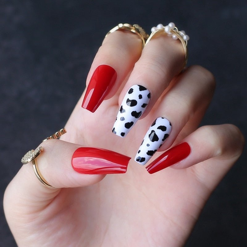 Faux Ongles Rouge