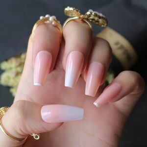Faux Ongles Rose Dégradé | OnglesOnline