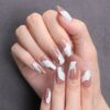 Faux Ongles Blanc et Marron | OnglesOnline