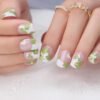 Faux Ongles Vert et Rose Faux Ongles Vert et Rose | OnglesOnline
