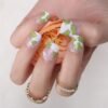 Faux Ongles Vert et Rose Faux Ongles Vert et Rose | OnglesOnline