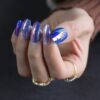 Faux Ongles Bleu Electrique Brillant | OnglesOnline