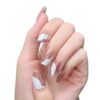 Faux Ongles Blanc et Marron | OnglesOnline