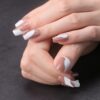 Faux Ongles Blanc et Marron | OnglesOnline