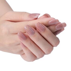 Faux Ongles Marron Brillant | OnglesOnline