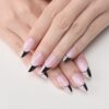 Faux Ongles French Noir et Blanc Faux Ongles French Noir et Blanc | OnglesOnline