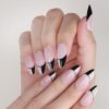 Faux Ongles French Noir et Blanc Faux Ongles French Noir et Blanc | OnglesOnline