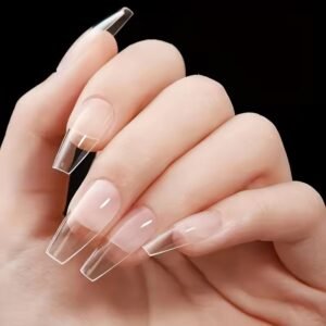Faux Ongles Transparent Faux Ongles Transparent – faux ongles ballerine longs transparents portés | OnglesOnline