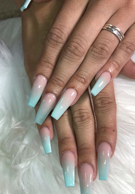 Ongles en Gel Pastels Dégradés