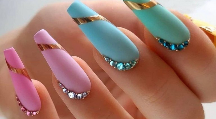 Idée d'Ongles Pastel Matte