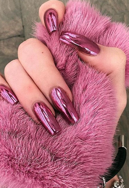 Ongles en Gel Métalliques