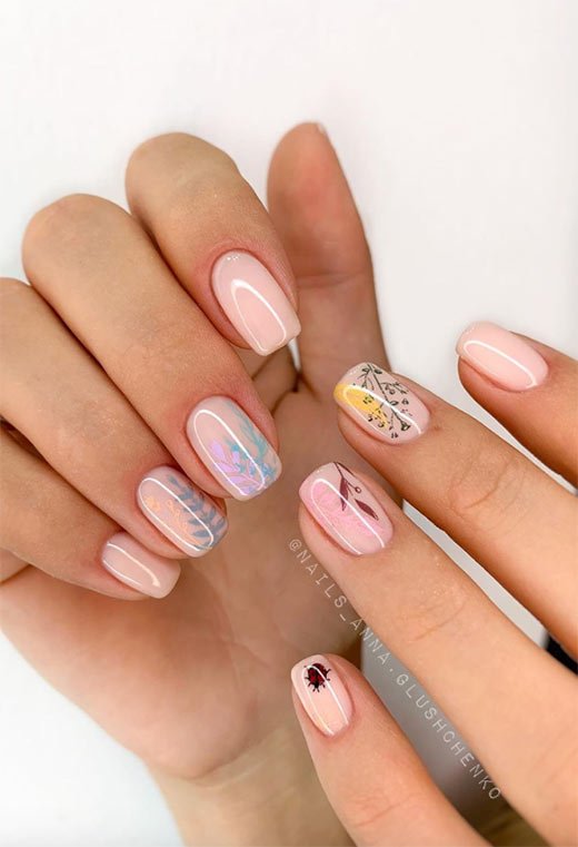 Ongles de Printemps aux Herbes