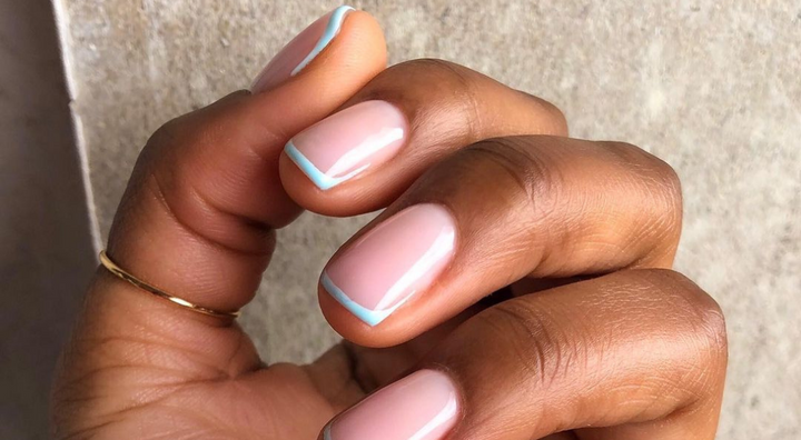 Idée d'Ongles Menthe Française Pastel
