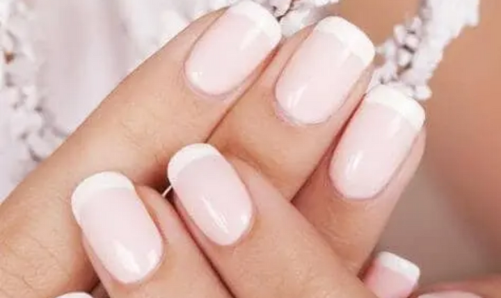 Faux Ongles French Rose Pâle Original