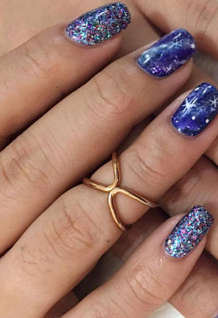 Ongles en Gel Galaxy