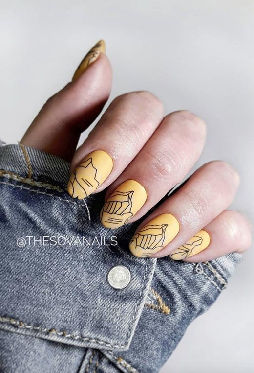 Ongles de printemps Nature