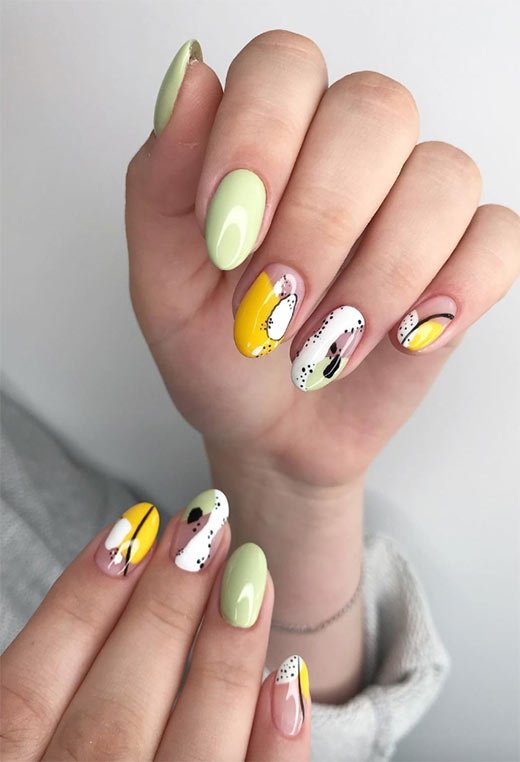 Ongles de Printemps Lime