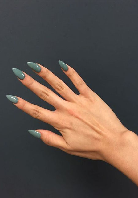 Ongles en Gel Verts