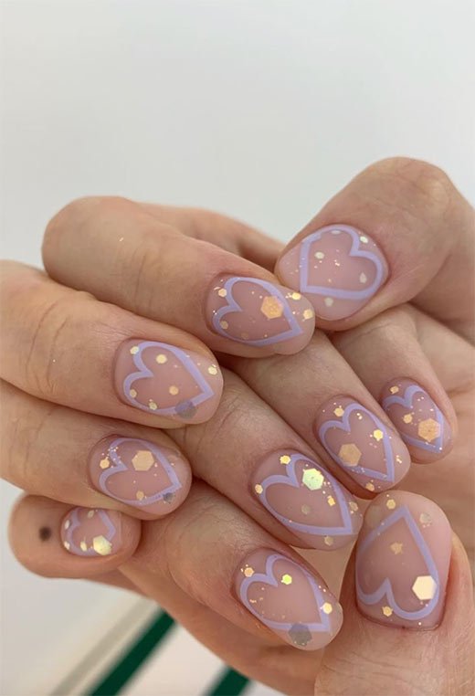 Ongles de Printemps Lavande