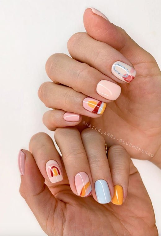 Ongles Pastel Remix
