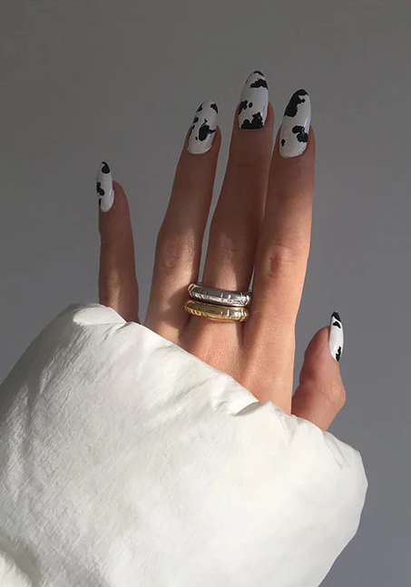 Ongles en Gel Imprimé Animal