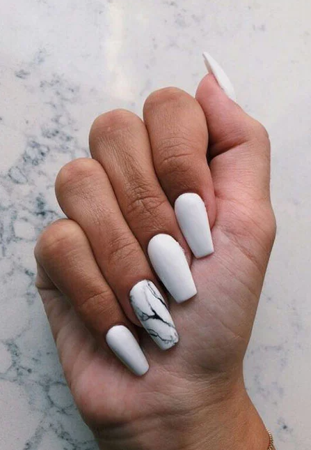 Ongles en Gel en marbre