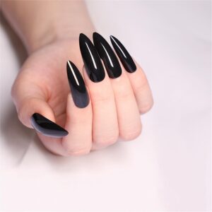 Faux Ongles Noir Brillant Faux Ongles Noir Brillant | OnglesOnline