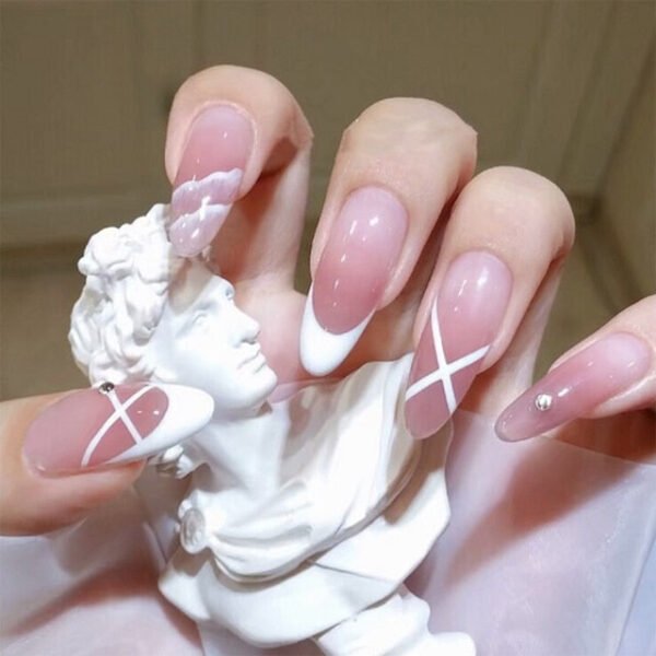Faux Ongles Dégradé Rose | OnglesOnline