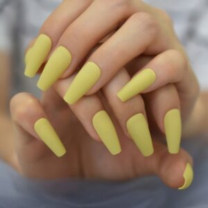 Faux Ongles Jaune Faux Ongles Jaune | OnglesOnline