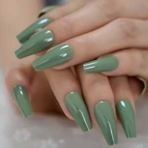 Faux Ongles Vert Militaire Faux Ongles Vert Militaire | OnglesOnline