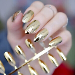 Faux Ongles Doré Faux Ongles Doré | OnglesOnline