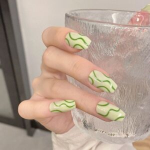 Faux Ongles Vert Pastèque Faux Ongles Vert Pastèque | OnglesOnline